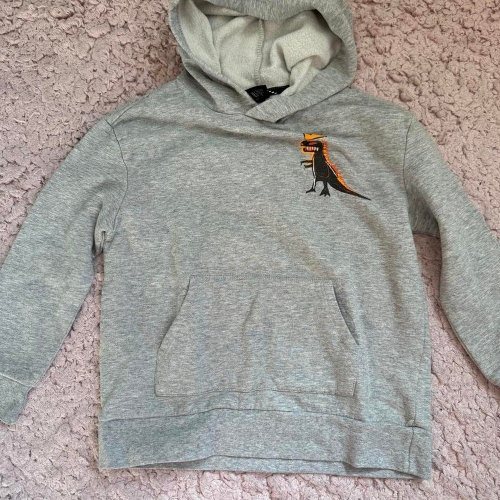 Art Class Hoodie Dinosaur Basquiat hoodie -size 6-7
